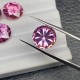 Ruif Jewelry Pink Color Moissanite Stone VVS1 Round Cut Gemstones for Diy Jewelry Making