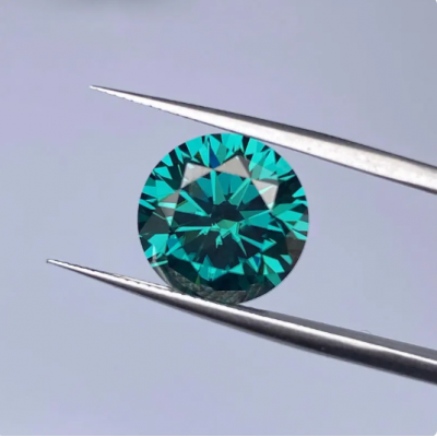 Ruif Jewelry Green Color Moissanite Stone VVS1 GRA Lab MoissaniteDiamond Gemstone for Jewery Design