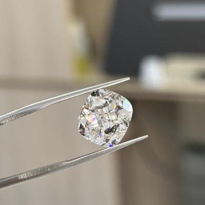 Ruif Jewelry 7.00ctＦVS1 Cushion Cut CVD Lab Grown Diamonds IGI certificate Diamonds for DIY Jewelry Making Size Customizable