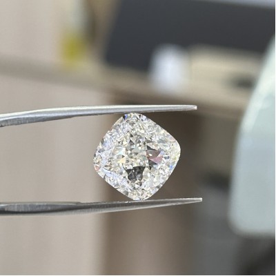 Ruif Jewelry 7.18ctＦVS1 Cushion Cut CVD Lab Grown Diamonds IGI certificate Diamonds for DIY Jewelry Making Size Customizable