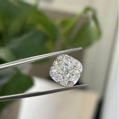 Ruif Jewelry 9.02ct  ＦVS2 Cushion Cut CVD Lab Grown Diamond with IGI certificatefor DIY Jewelry Making