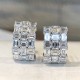 Ruif Jewelry Customized 18K White Gold 3.58ct Lab Grown Diamond Earrings Classic Emerald Cut Engagement Band Jewelry Ruif Jewelry Customized 18K White Gold 3.58ct Lab Grown Diamond Earrings Classic Emerald Cut Engagement Band Jewelry