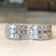 Ruif Jewelry Customized 18K White Gold 3.58ct Lab Grown Diamond Earrings Classic Emerald Cut Engagement Band Jewelry Ruif Jewelry Customized 18K White Gold 3.58ct Lab Grown Diamond Earrings Classic Emerald Cut Engagement Band Jewelry