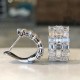 Ruif Jewelry Customized 18K White Gold 3.58ct Lab Grown Diamond Earrings Classic Emerald Cut Engagement Band Jewelry Ruif Jewelry Customized 18K White Gold 3.58ct Lab Grown Diamond Earrings Classic Emerald Cut Engagement Band Jewelry