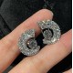 Ruif Jewelry Customized 18k White Gold Lab Grown Diamond Earrings Nautilus Earrings Classic Engagement Band Jewelry 