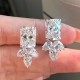 Ruif Jewelry Customized PT950 3ctx2pcs Lab Grown Diamond Earrings Radiant Cut Classic Engagement Band Jewelry Ruif Jewelry Customized PT950 3ctx2pcs Lab Grown Diamond Earrings Radiant Cut Classic Engagement Band Jewelry