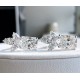 Ruif Jewelry Customized PT950 3ctx2pcs Lab Grown Diamond Earrings Radiant Cut Classic Engagement Band Jewelry Ruif Jewelry Customized PT950 3ctx2pcs Lab Grown Diamond Earrings Radiant Cut Classic Engagement Band Jewelry