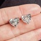 Ruif Jewelry Customized 18k White Gold 5ctx2pcs Lab Grown Diamond Earrings Heart Shape Classic Engagement Band Jewelry Ruif Jewelry Customized 18k White Gold 5ctx2pcs Lab Grown Diamond Earrings Heart Shape Classic Engagement Band Jewelry