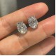 Ruif Jewelry Customized 18k White Gold 3ctx2pcs Lab Grown Diamond Earrings Oval Shape Classic Engagement Band Jewelry Ruif Jewelry Customized 18k White Gold 3ctx2pcs Lab Grown Diamond Earrings Oval Shape Classic Engagement Band Jewelry