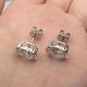 Ruif Jewelry Customized 18k White Gold 3ctx2pcs Lab Grown Diamond Earrings Oval Shape Classic Engagement Band Jewelry Ruif Jewelry Customized 18k White Gold 3ctx2pcs Lab Grown Diamond Earrings Oval Shape Classic Engagement Band Jewelry