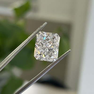 Ruif Jewelry 7.02ct Radiant Cut F VS1 Lab Grown Diamond with IGI Certificate for DIY Jewelry Making