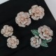 Ruif Jewelry Flower Set S925 Silver Ring Earrings Necklace Women Jewelry Cubic Zircona Gemstone Fashion Jewelry