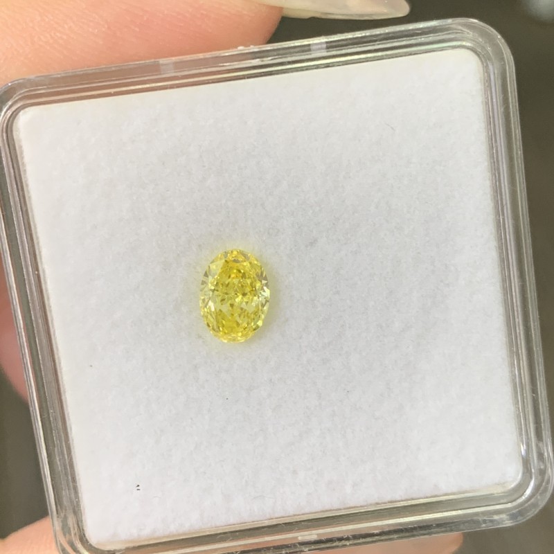 Ruif Jewelry Oval Shape 1.13CT Fancy Intense Yellow VVS1 Lab Grown Diamond HPHT with IGI certificate LG640451978 Ruif Jewelry Oval Shape 1.13CT Fancy Intense Yellow VVS1 Lab Grown Diamond HPHT with IGI certificate LG640451978