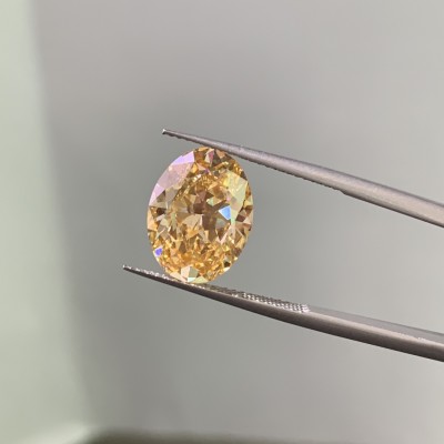 Ruif Jewelry Oval Shape 6.00CT Fancy Yellow VS2 Lab Grown Diamond HPHT with IGI certificate LG657426276