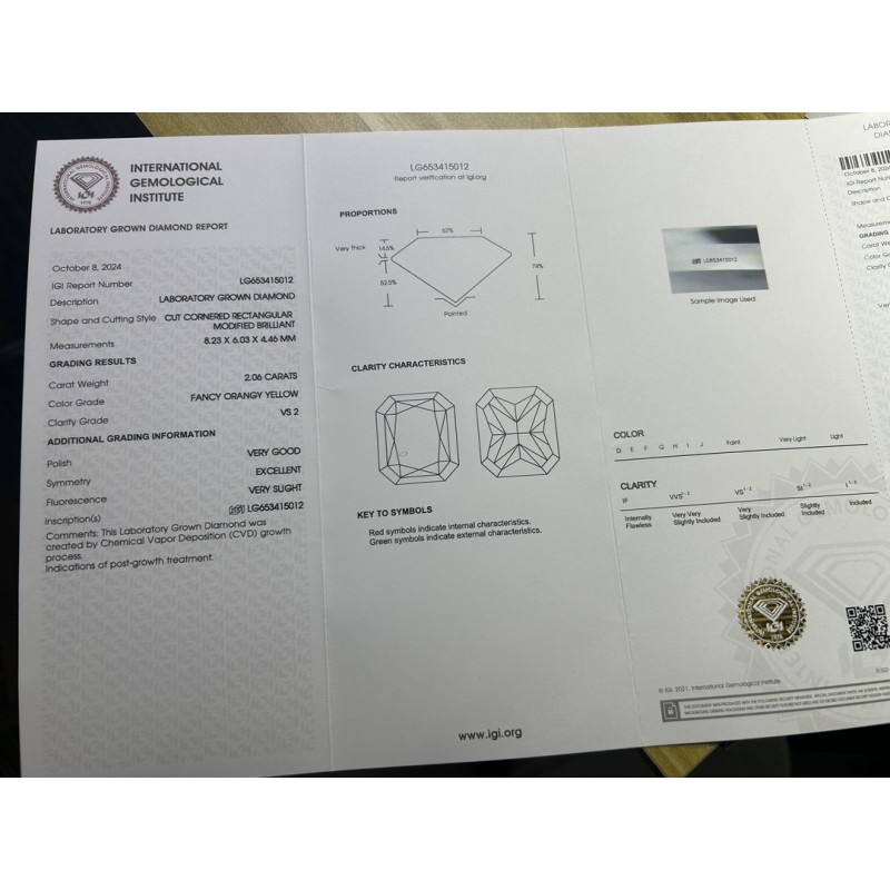 Ruif Jewelry Radiant Cut 1-3CT Fancy Yellow Lab Grown Diamond HPHT Loose Diamond for Jewelry Making Ruif Jewelry Radiant Cut 1-3CT Fancy Yellow Lab Grown Diamond HPHT Loose Diamond for Jewelry Making