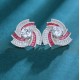 Ruif Jewelry Classic Design S925 Silver 1.1695ct Lab Grown Emerald Earrings Red Ruby Royal Blue Sapphire Gemstone Jewelry Ruif Jewelry Classic Design S925 Silver 1.1695ct Lab Grown Emerald Earrings Red Ruby Royal Blue Sapphire Gemstone Jewelry