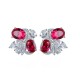 Ruif Jewelry Classic Design S925 Silver 5.015ct Lab Grown Ruby Earrings Gemstone Jewelry Ruif Jewelry Classic Design S925 Silver 5.015ct Lab Grown Ruby Earrings Gemstone Jewelry