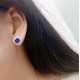 Ruif Jewelry Classic Design S925 Silver 3.07ct Lab Grown Emerald Earrings Red Ruby Royal Blue Sapphire Gemstone Jewelry Ruif Jewelry Classic Design S925 Silver 3.07ct Lab Grown Emerald Earrings Red Ruby Royal Blue Sapphire Gemstone Jewelry