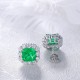 Ruif Jewelry Classic Design S925 Silver 3.07ct Lab Grown Emerald Earrings Red Ruby Royal Blue Sapphire Gemstone Jewelry Ruif Jewelry Classic Design S925 Silver 3.07ct Lab Grown Emerald Earrings Red Ruby Royal Blue Sapphire Gemstone Jewelry