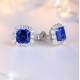 Ruif Jewelry Classic Design S925 Silver 3.07ct Lab Grown Emerald Earrings Red Ruby Royal Blue Sapphire Gemstone Jewelry Ruif Jewelry Classic Design S925 Silver 3.07ct Lab Grown Emerald Earrings Red Ruby Royal Blue Sapphire Gemstone Jewelry