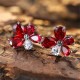 Ruif Jewelry Classic Design S925 Silver 4.1ct Lab Grown Emerald Earrings Red Ruby Royal Blue Sapphire Gemstone Jewelry Ruif Jewelry Classic Design S925 Silver 4.1ct Lab Grown Emerald Earrings Red Ruby Royal Blue Sapphire Gemstone Jewelry