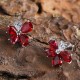 Ruif Jewelry Classic Design S925 Silver 4.1ct Lab Grown Emerald Earrings Red Ruby Royal Blue Sapphire Gemstone Jewelry Ruif Jewelry Classic Design S925 Silver 4.1ct Lab Grown Emerald Earrings Red Ruby Royal Blue Sapphire Gemstone Jewelry