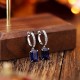 Ruif Jewelry Classic Design S925 Silver 2.83ct Lab Grown Emerald/Sapphhire/Ruby Earrings Small Size Moissanite Gemstone Jewelry Ruif Jewelry Classic Design S925 Silver 2.83ct Lab Grown Emerald/Sapphhire/Ruby Earrings Small Size Moissanite Gemstone Jewelry