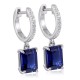 Ruif Jewelry Classic Design S925 Silver 2.83ct Lab Grown Emerald/Sapphhire/Ruby Earrings Small Size Moissanite Gemstone Jewelry Ruif Jewelry Classic Design S925 Silver 2.83ct Lab Grown Emerald/Sapphhire/Ruby Earrings Small Size Moissanite Gemstone Jewelry