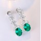 Ruif Jewelry Classic Design S925 Silver 4.76ct Lab Grown Emerald Earrings Red Ruby Royal Blue Sapphire Gemstone Jewelry Ruif Jewelry Classic Design S925 Silver 4.76ct Lab Grown Emerald Earrings Red Ruby Royal Blue Sapphire Gemstone Jewelry
