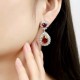 Ruif Jewelry Classic Design S925 Silver 11.73ct Lab Grown Ruby Earrings Gemstone Jewelry Ruif Jewelry Classic Design S925 Silver 11.73ct Lab Grown Ruby Earrings Gemstone Jewelry