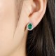 Ruif Jewelry Classic Design S925 Silver 1.95ct Lab Grown Emerald Earrings Gemstone Jewelry