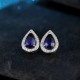 Ruif Jewelry Classic Design S925 Silver 1.95ct Lab Grown Emerald Earrings Gemstone Jewelry