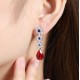 Ruif Jewelry Classic Design S925 Silver 5.37ct Lab Grown Emerald Earrings And Ruby Sapphire Earrings Gemstone Jewelry Ruif Jewelry Classic Design S925 Silver 5.37ct Lab Grown Emerald Earrings And Ruby Sapphire Earrings Gemstone Jewelry