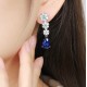 Ruif Jewelry Classic Design S925 Silver 5.37ct Lab Grown Emerald Earrings And Ruby Sapphire Earrings Gemstone Jewelry Ruif Jewelry Classic Design S925 Silver 5.37ct Lab Grown Emerald Earrings And Ruby Sapphire Earrings Gemstone Jewelry