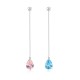 Ruif Jewelry Classic Design S925 Silver 13.72ct aquamarine and pink morgant Earrings Women Jewelry Ladies Party Gift Ruif Jewelry Classic Design S925 Silver 13.72ct aquamarine and pink morgant Earrings Women Jewelry Ladies Party Gift