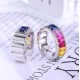 Ruif Jewelry Classic Design S925 Silver 6.28ct Lab Grown Sapphire Earrings Rainbow Color Gemstone Jewelry Ruif Jewelry Classic Design S925 Silver 6.28ct Lab Grown Sapphire Earrings Rainbow Color Gemstone Jewelry