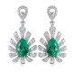 Ruif Jewelry Classic Design S925 Silver 3.756ct Lab Grown Emerald Earrings Gemstone Jewelry Ruif Jewelry Classic Design S925 Silver 3.756ct Lab Grown Emerald Earrings Gemstone Jewelry