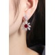Ruif Jewelry Classic Design S925 Silver 3.8ct Lab Grown Emerald Earrings Red Ruby Royal Blue Sapphire Gemstone Jewelry Ruif Jewelry Classic Design S925 Silver 3.8ct Lab Grown Emerald Earrings Red Ruby Royal Blue Sapphire Gemstone Jewelry