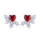 Ruif Jewelry Classic Design S925 Silver 1.5ct Lab Grown Emerald Earrings Red Ruby Royal Blue Sapphire Gemstone Jewelry Ruif Jewelry Classic Design S925 Silver 1.5ct Lab Grown Emerald Earrings Red Ruby Royal Blue Sapphire Gemstone Jewelry