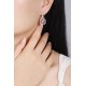 Ruif Jewelry Classic Design S925 Silver 5ct Lab Grown Papalacha Earrings Gemstone Jewelry Ruif Jewelry Classic Design S925 Silver 5ct Lab Grown Papalacha Earrings Gemstone Jewelry