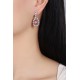 Ruif Jewelry Classic Design S925 Silver 5ct Lab Grown Papalacha Earrings Gemstone Jewelry Ruif Jewelry Classic Design S925 Silver 5ct Lab Grown Papalacha Earrings Gemstone Jewelry