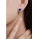 Ruif Jewelry Classic Design S925 Silver 3.3ct Lab Grown Sapphire Earrings Royal Blue Gemstone Jewelry Ruif Jewelry Classic Design S925 Silver 3.3ct Lab Grown Sapphire Earrings Royal Blue Gemstone Jewelry