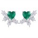 Ruif Jewelry Classic Design S925 Silver 1.5ct Lab Grown Emerald Earrings Gemstone Jewelry Ruif Jewelry Classic Design S925 Silver 1.5ct Lab Grown Emerald Earrings Gemstone Jewelry