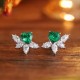Ruif Jewelry Classic Design S925 Silver 1.5ct Lab Grown Emerald Earrings Gemstone Jewelry Ruif Jewelry Classic Design S925 Silver 1.5ct Lab Grown Emerald Earrings Gemstone Jewelry