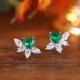 Ruif Jewelry Classic Design S925 Silver 1.5ct Lab Grown Emerald Earrings Gemstone Jewelry Ruif Jewelry Classic Design S925 Silver 1.5ct Lab Grown Emerald Earrings Gemstone Jewelry