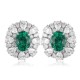 Ruif Jewelry Classic Design S925 Silver 2.34ct Lab Grown Emerald Earrings Gemstone Jewelry Ruif Jewelry Classic Design S925 Silver 2.34ct Lab Grown Emerald Earrings Gemstone Jewelry