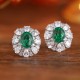 Ruif Jewelry Classic Design S925 Silver 2.34ct Lab Grown Emerald Earrings Gemstone Jewelry Ruif Jewelry Classic Design S925 Silver 2.34ct Lab Grown Emerald Earrings Gemstone Jewelry