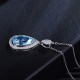 Ruif Jewelry Classic Design S925 Silver 5.26ct Lab Grown Aquamarine Pendant Necklace Gemstone Jewelry Ruif Jewelry Classic Design S925 Silver 5.26ct Lab Grown Aquamarine Pendant Necklace Gemstone Jewelry