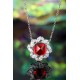 Ruif Jewelry Classic Design S925 Silver 3.35ct Lab Grown Emerald Pendant Necklace royal blue sapphire Red Ruby Gemstone Jewelry