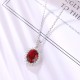 Ruif Jewelry Classic Design S925 Silver 1.43ct Lab Grown Emerald And Sapphire Pendant Necklace Gemstone Jewelry Ruif Jewelry Classic Design S925 Silver 1.43ct Lab Grown Emerald And Sapphire Pendant Necklace Gemstone Jewelry